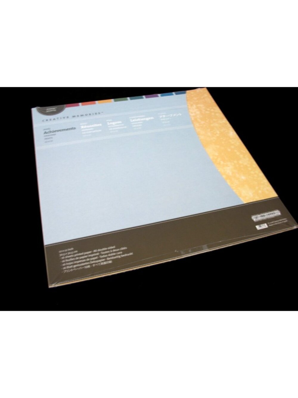 Creative Memories 2008 Jewel "ACHIEVEMENTS" 12 x 12 Scrapbook Paper Set